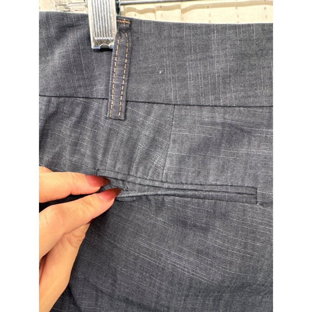 Rafaella Womens Pants Sz 4 Gray Heathered Cropped Classic City Minimalist Old$$ - Picture 4 of 11